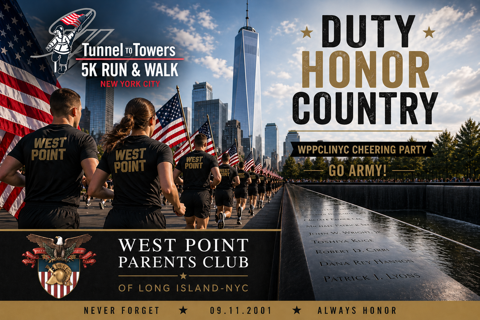 Tunnel to Towers Cheering Party 2026