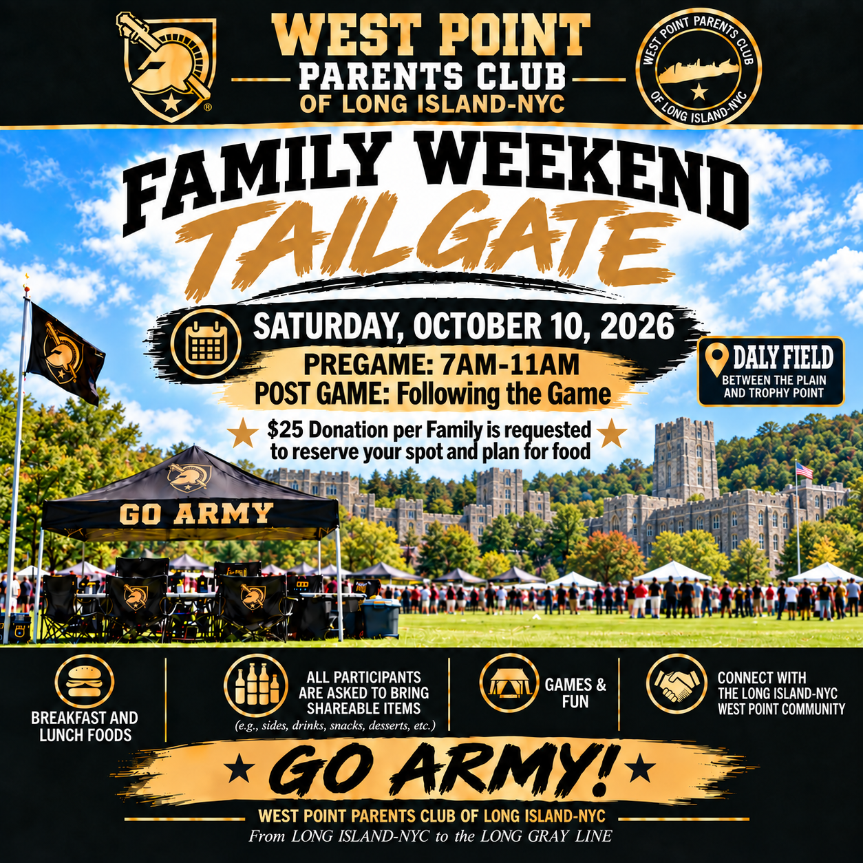 FAMILY WEEKEND TAILGATE