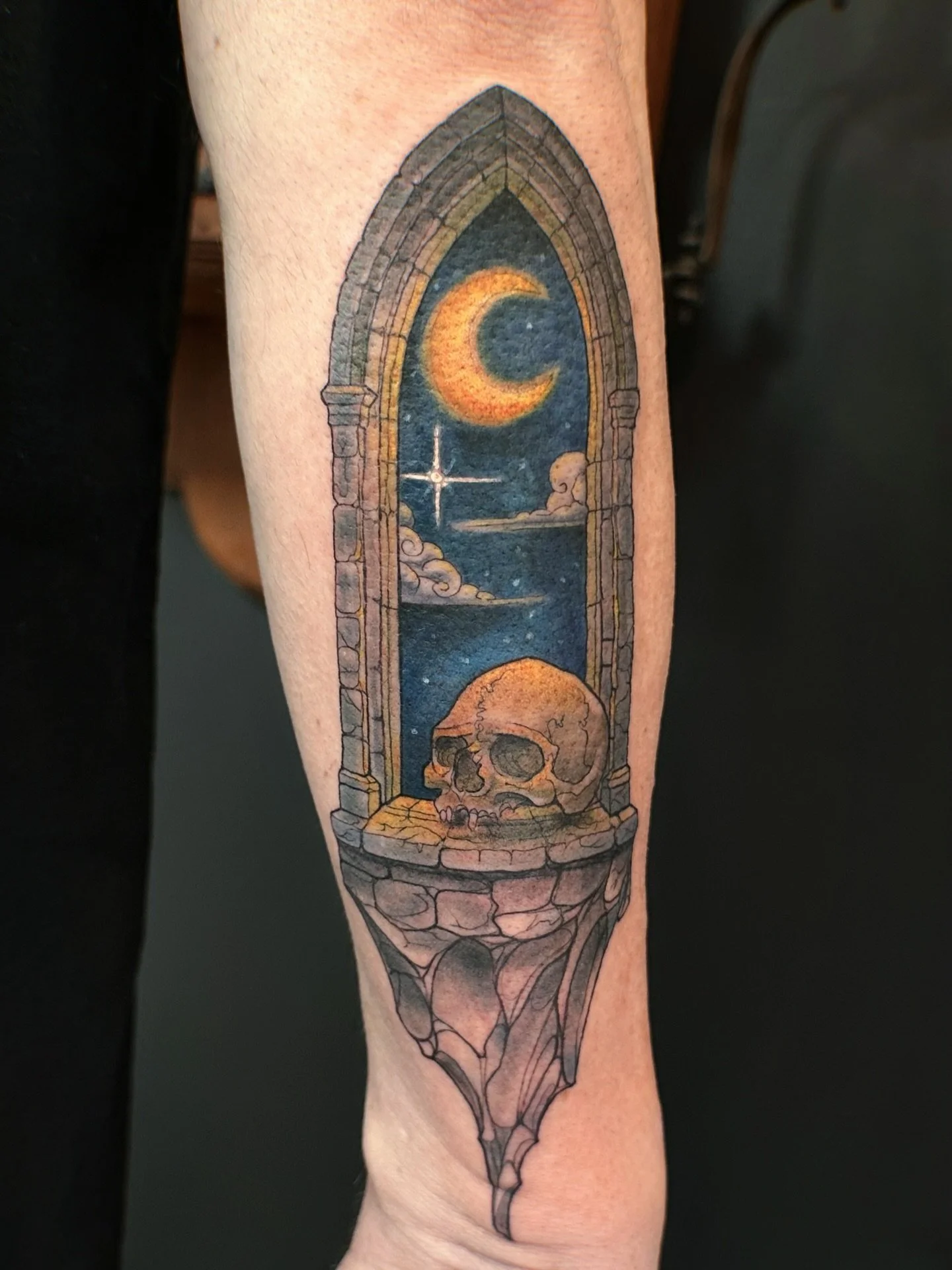 @mac_itsabeautifulday - I really can&rsquo;t thank you enough for getting this piece and hanging out. It was so so good to see you and tattoo you again. So excited this is added to the collection.