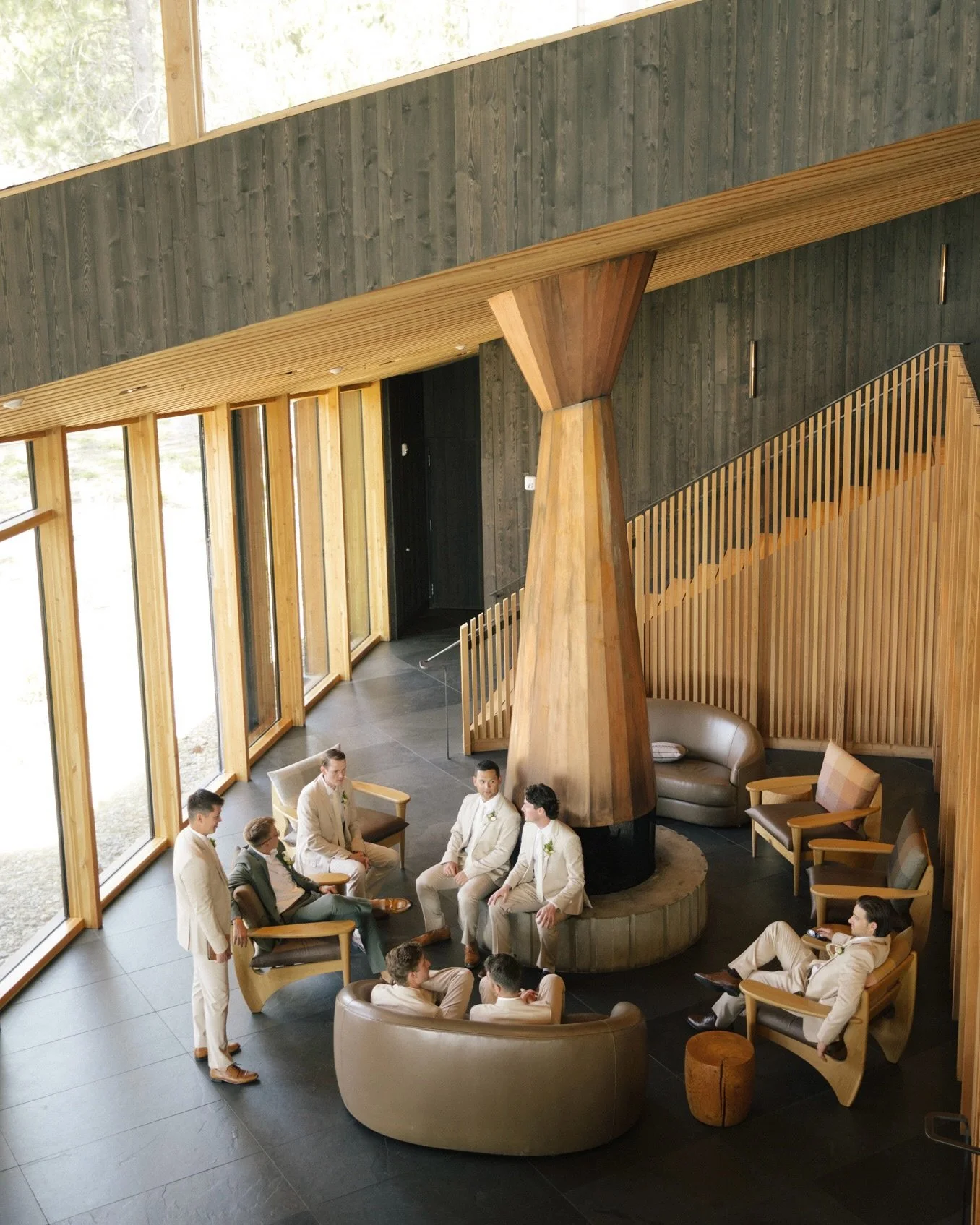 Hanging out with all of your favorite people. Black Butte Ranch is the perfect place. I fell in love with the design &amp; architecture inside and the outside is just as amazing with epic views as well! &mdash; A mix of digitals &amp; 35mm film 🎞️

