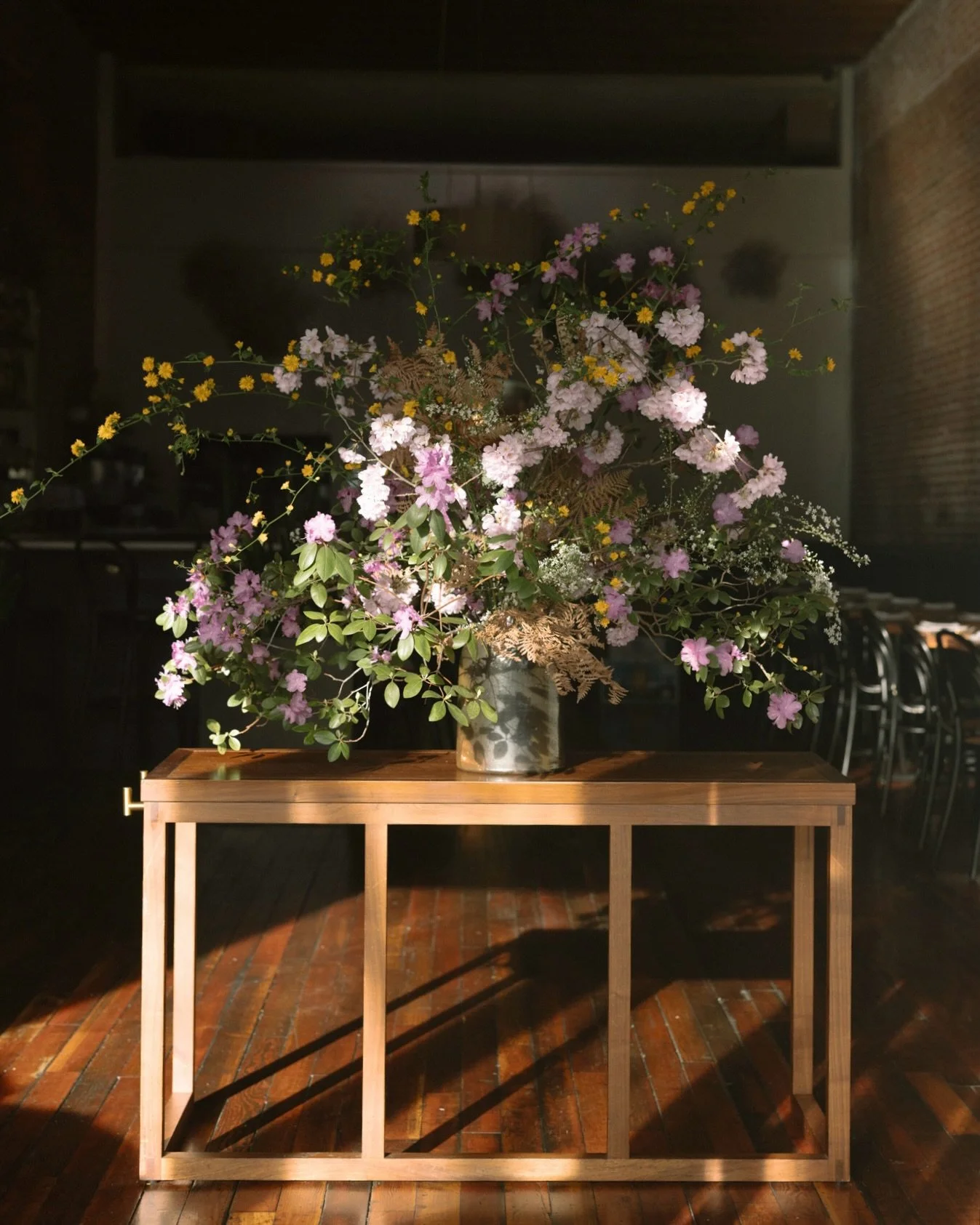 Happy 1st day of Spring! 🌸 This morning I met up with @jacklilyfloral to take some photos of her wonderful installations that she regularly creates for @bar.juillet and the lighting was magical! 

-

#gabrielramirezphotography #traveloregon #ashland
