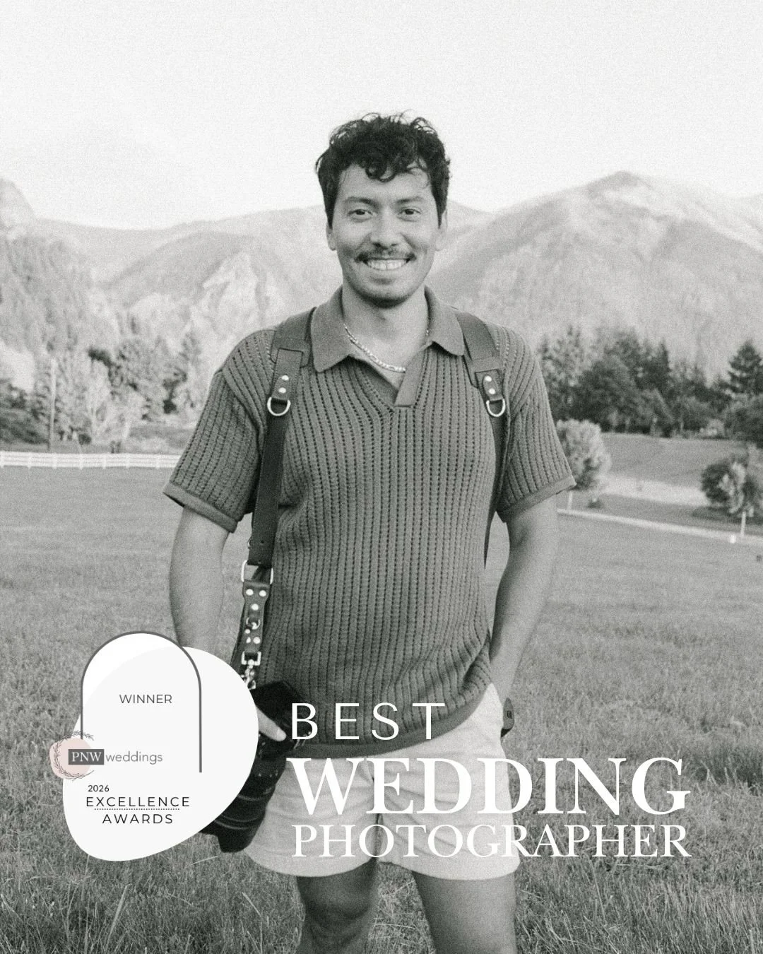 I am beyond thrilled to announce that Gabriel Ramirez Photography has been awarded Best Photographer for 2026 PNW Wedding Excellence Awards! WHAT IN THE WORLD!! 💫

Honestly, part of me feels like there are so many other photographers who are much mo
