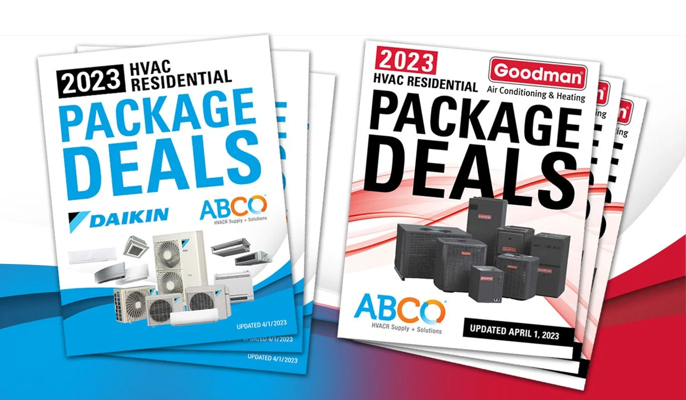 Daikin and Goodman Package Deals from ABCO. — ABCO HVACR Supply + Solutions