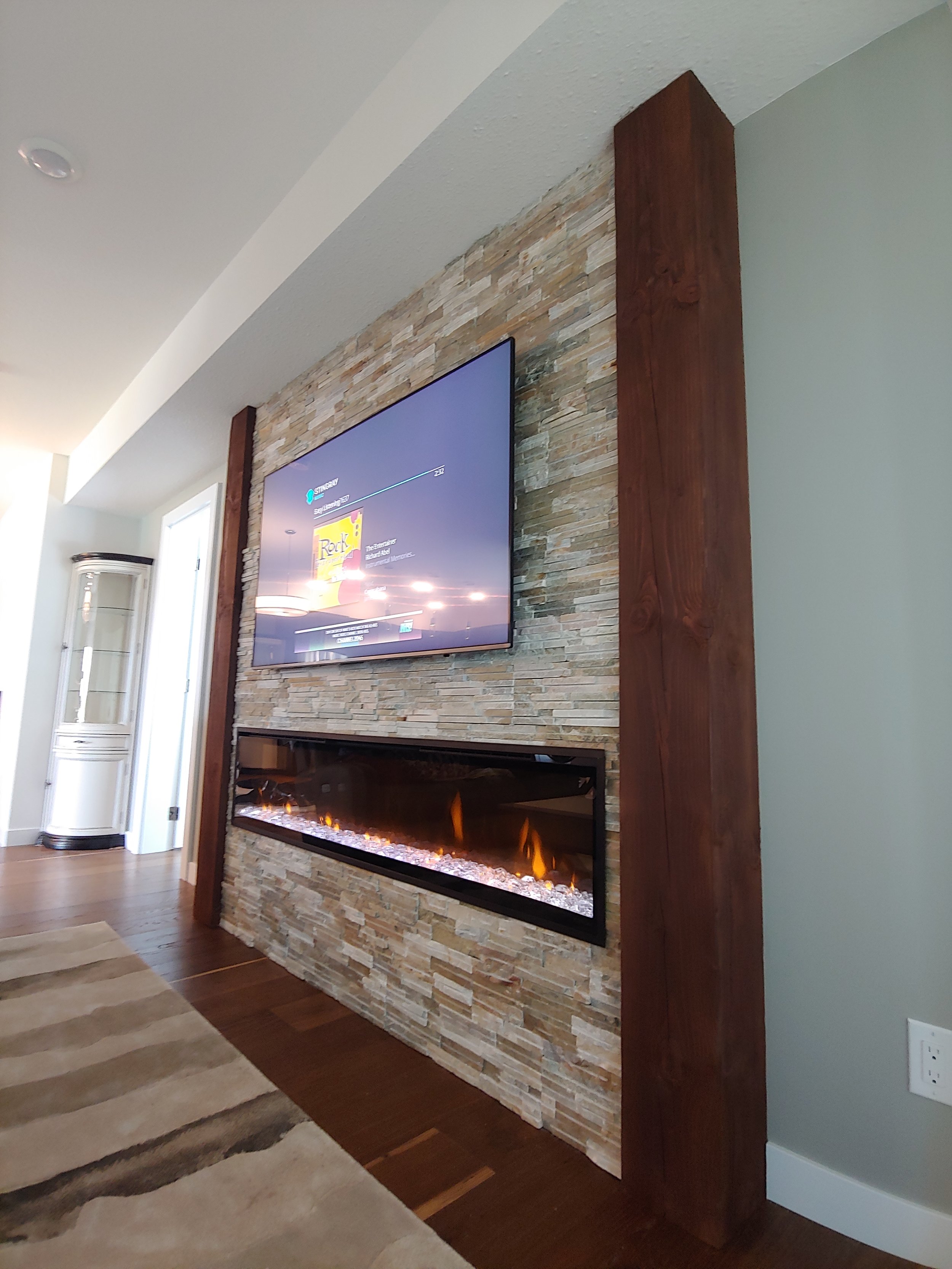 Custom fireplace