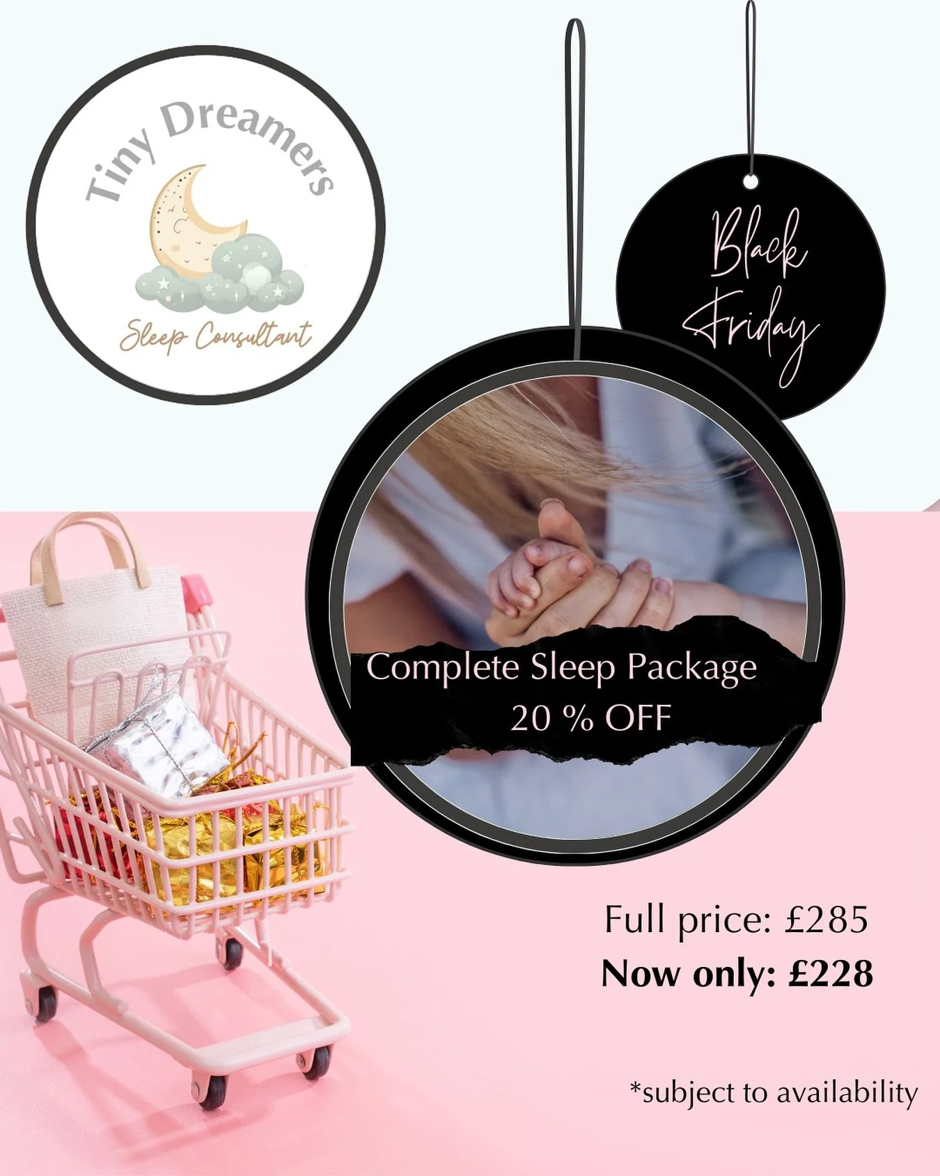 🚨 BLACK FRIDAY IS HERE! 🚨
For a limited time only, get 20% OFF our most popular Complete Sleep Package 😴✨

💷 Was: &pound;285
🔥 Now: &pound;228 (you save &pound;57!)
⏳ Offer ends 30th November at 11:59 PM &ndash; once it&rsquo;s gone, it&rsquo;s 