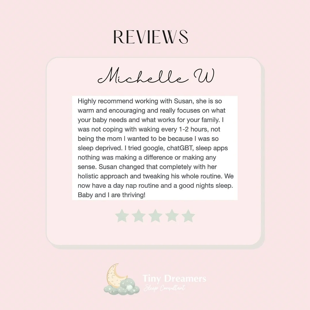 💕✨ Love seeing reviews come in ✨💕

From not coping to baby thriving! Working with this family was a dream 🤍

They chose the Complete Sleep Package, and making tweaks along the way was key when it came to this 11-month-old&rsquo;s sleep.

Do you wa