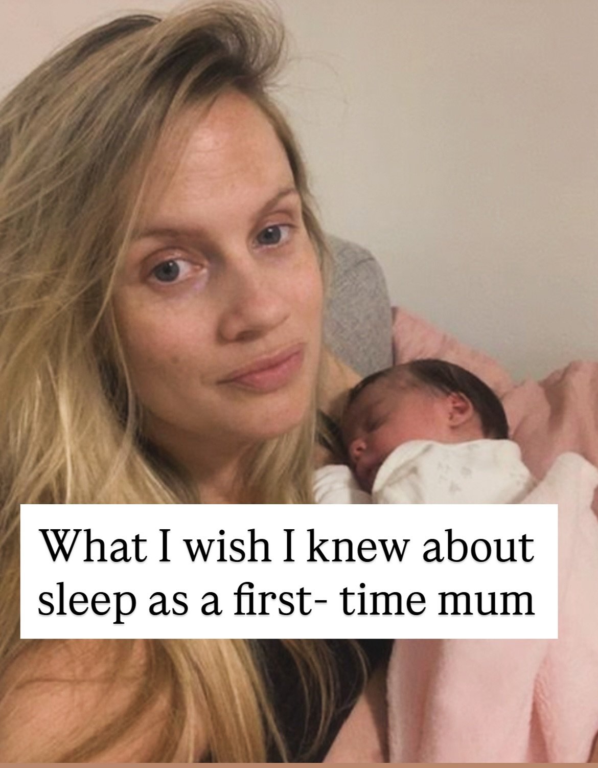 What I wish I knew about sleep as a first-time mum&hellip;

When I became a mum nearly 6 years ago, I was SO overwhelmed.
The amount of misinformation online? Wild 😵&zwj;💫

Everyone had an opinion, and somehow they all contradicted each other.

Now
