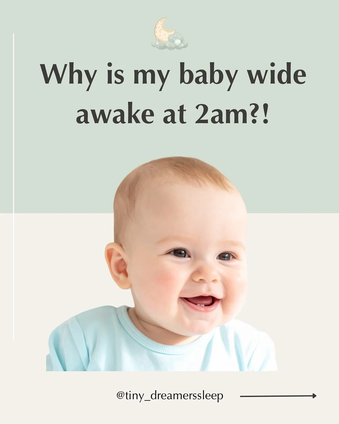 Is your baby wide awake at 2am? 

They are happy, babbling even crawling in their cot for 1-2 hours It can be so exhausting! 

But why is it happening? And now can you stop them do you all can get some sleep back? Have a look! 

Are you struggling wi