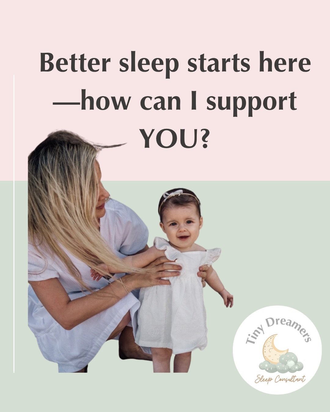 Are you looking for sleep support but don&rsquo;t know where to start?
Here&rsquo;s how I can help you and your little one get better sleep 💤
I&rsquo;ve recently updated my 1:1 support packages, making it even simpler to choose from three easy optio