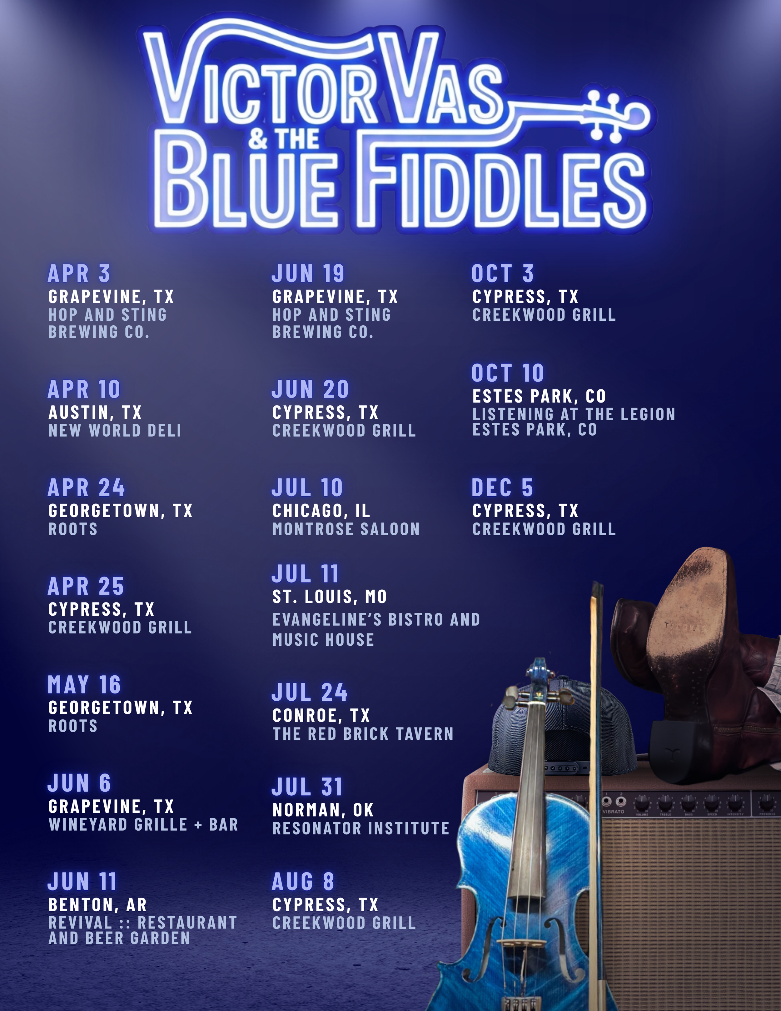 Tour Poster for Artist with 179k+ Streams