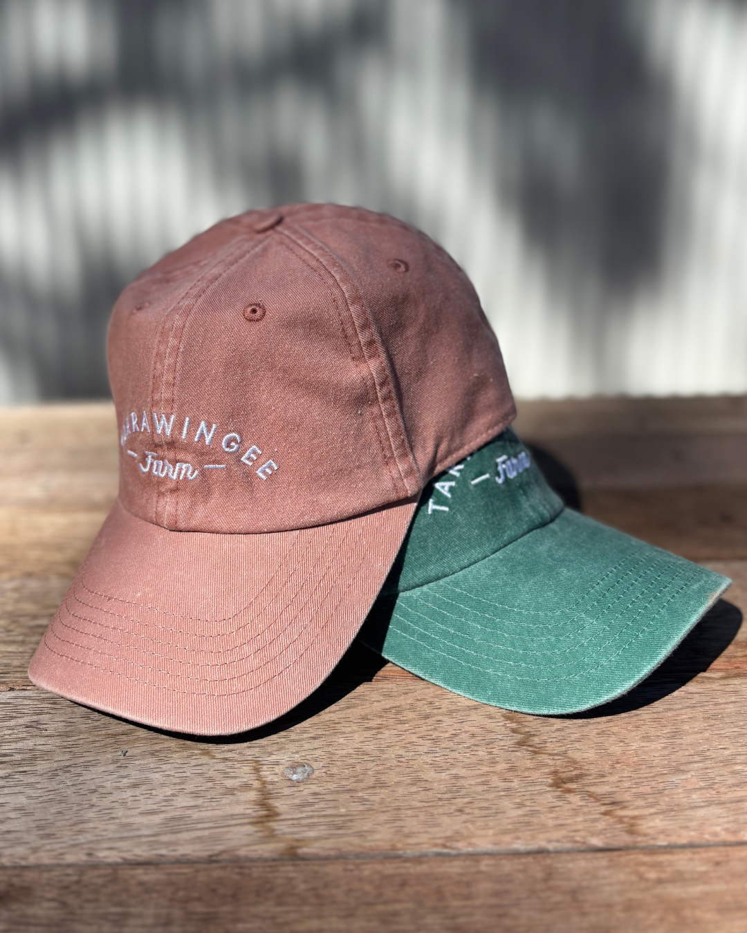 Tarrawingee Farm Washed Cotton Caps