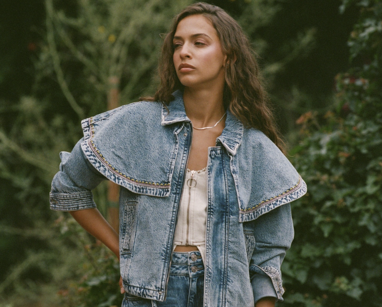 Seventy Mochi image of 2 models wearing pablo vest and pablo jacket