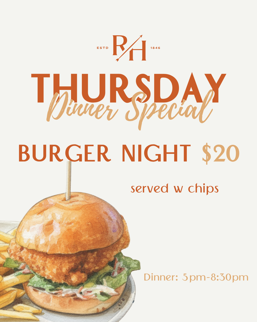 06.2026  Weekly Dinner Specials Hood 1080X1350.png