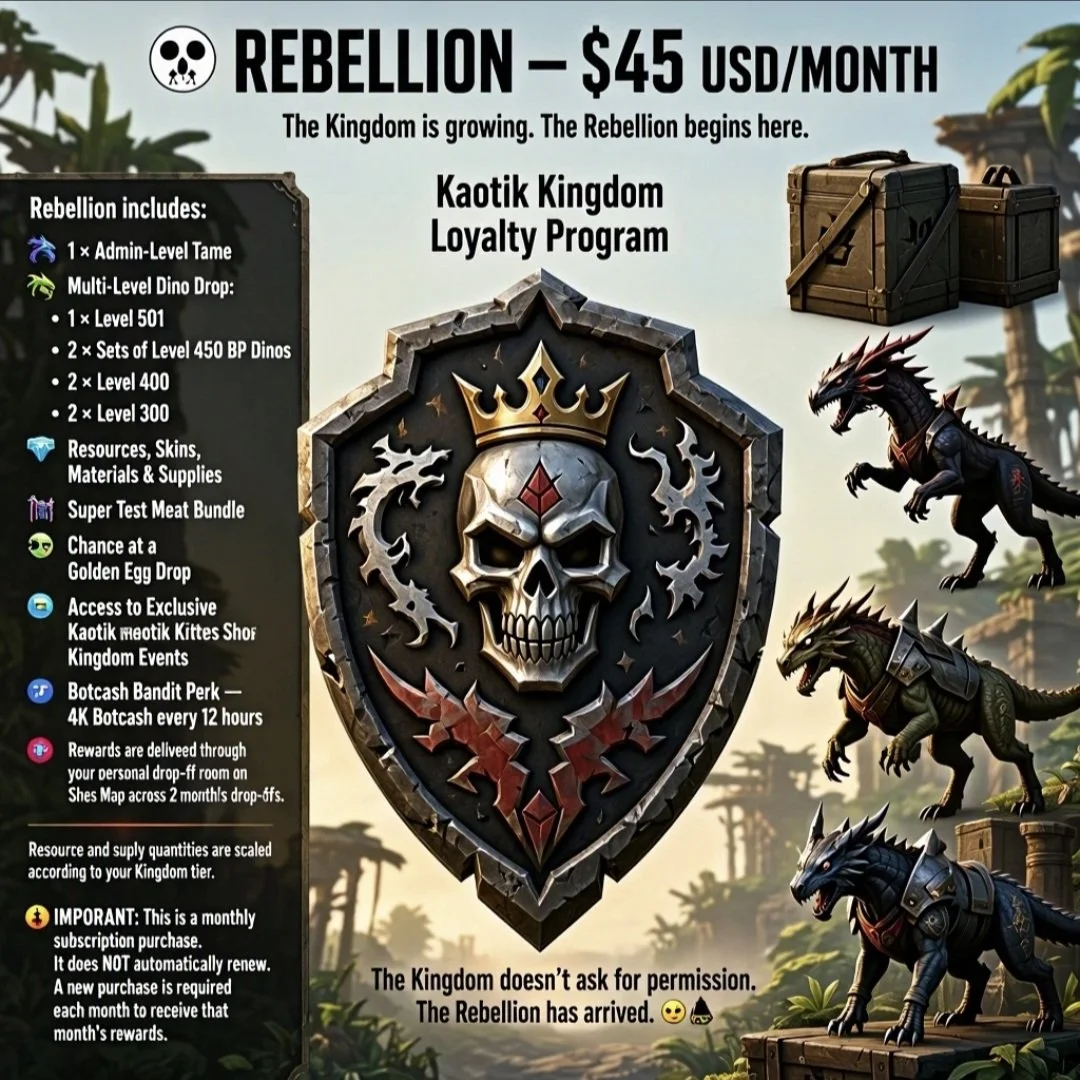 👑 Kaos Loyalty Rebellion 👑