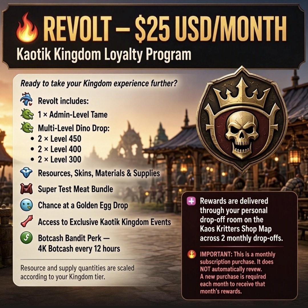 👑Kaos Loyalty Revolt 👑