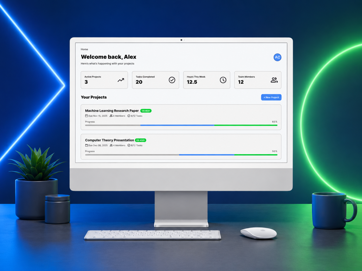 AI design for group projects