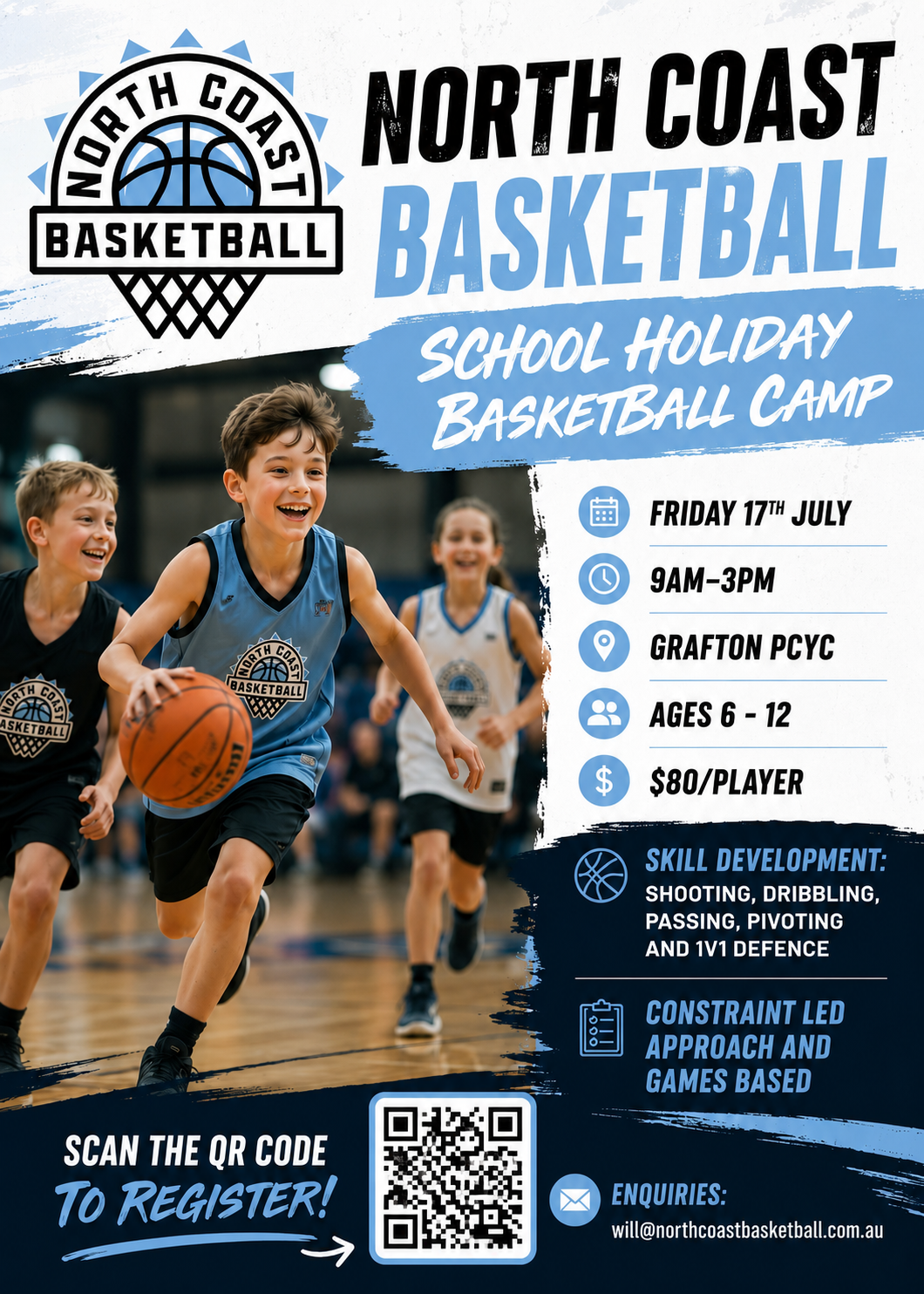 Grafton - Learn to Play - Fun Basketball Camp