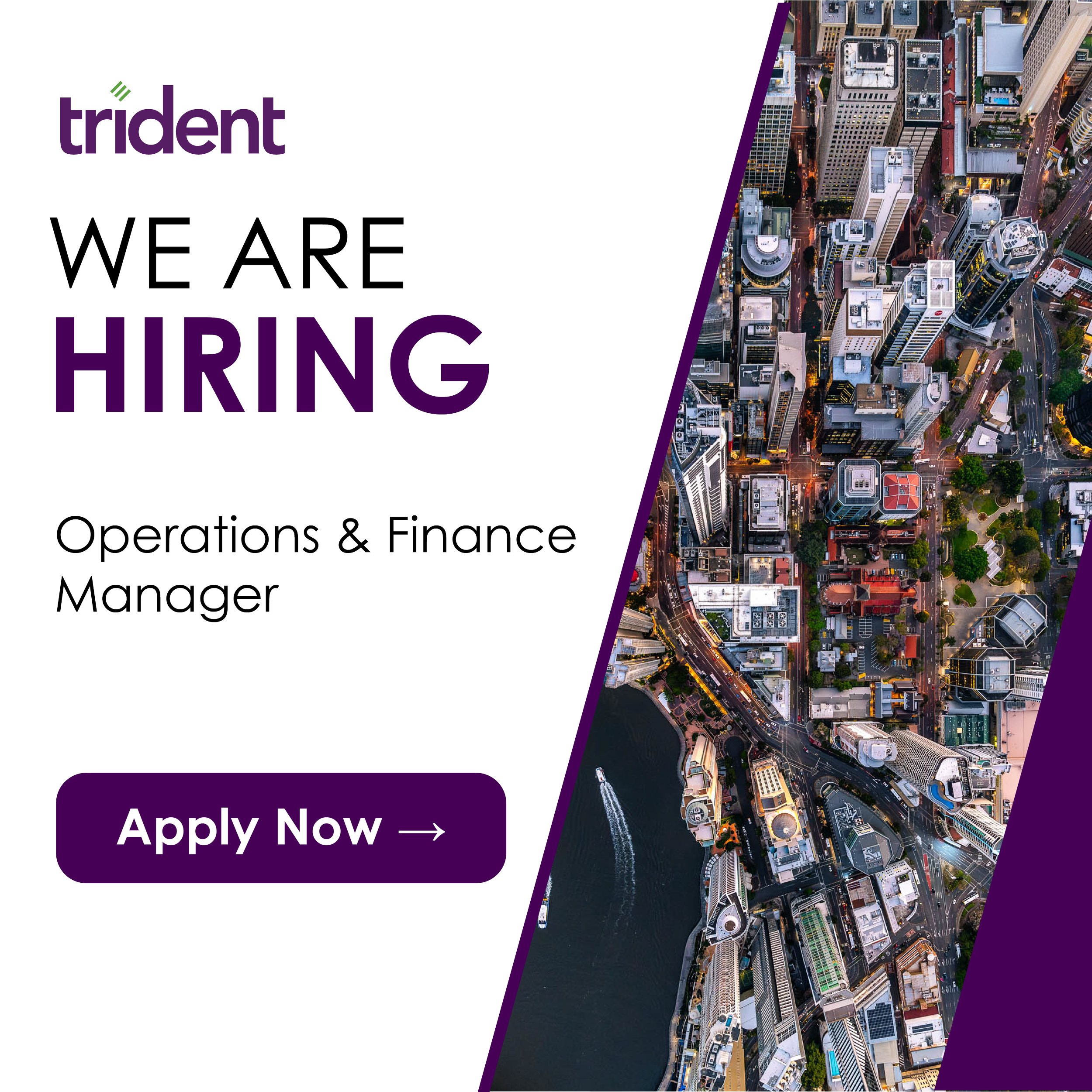 We are Hiring | Operations &amp; Finance Manager