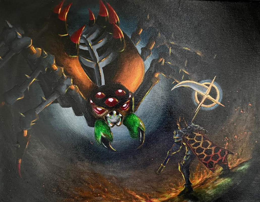 Araxxor with CalWalker14G

11x14 Acrylic on Canvas

Sold