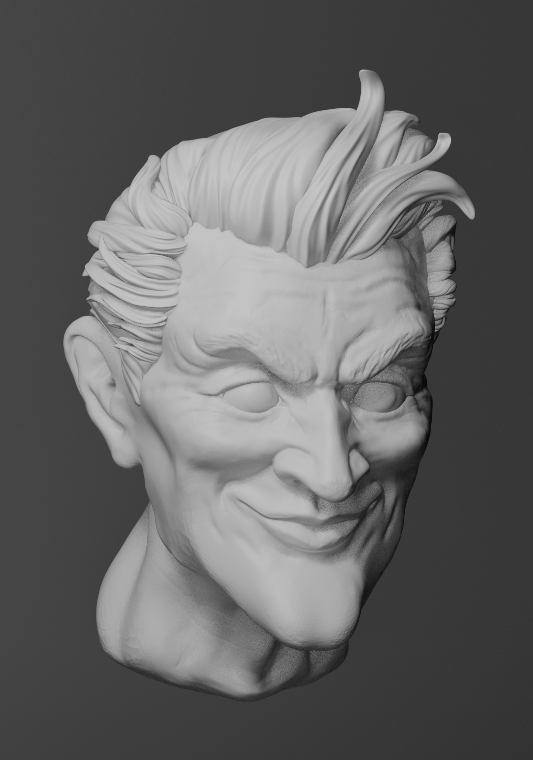 Joker Face Study 

3D Model in Blender