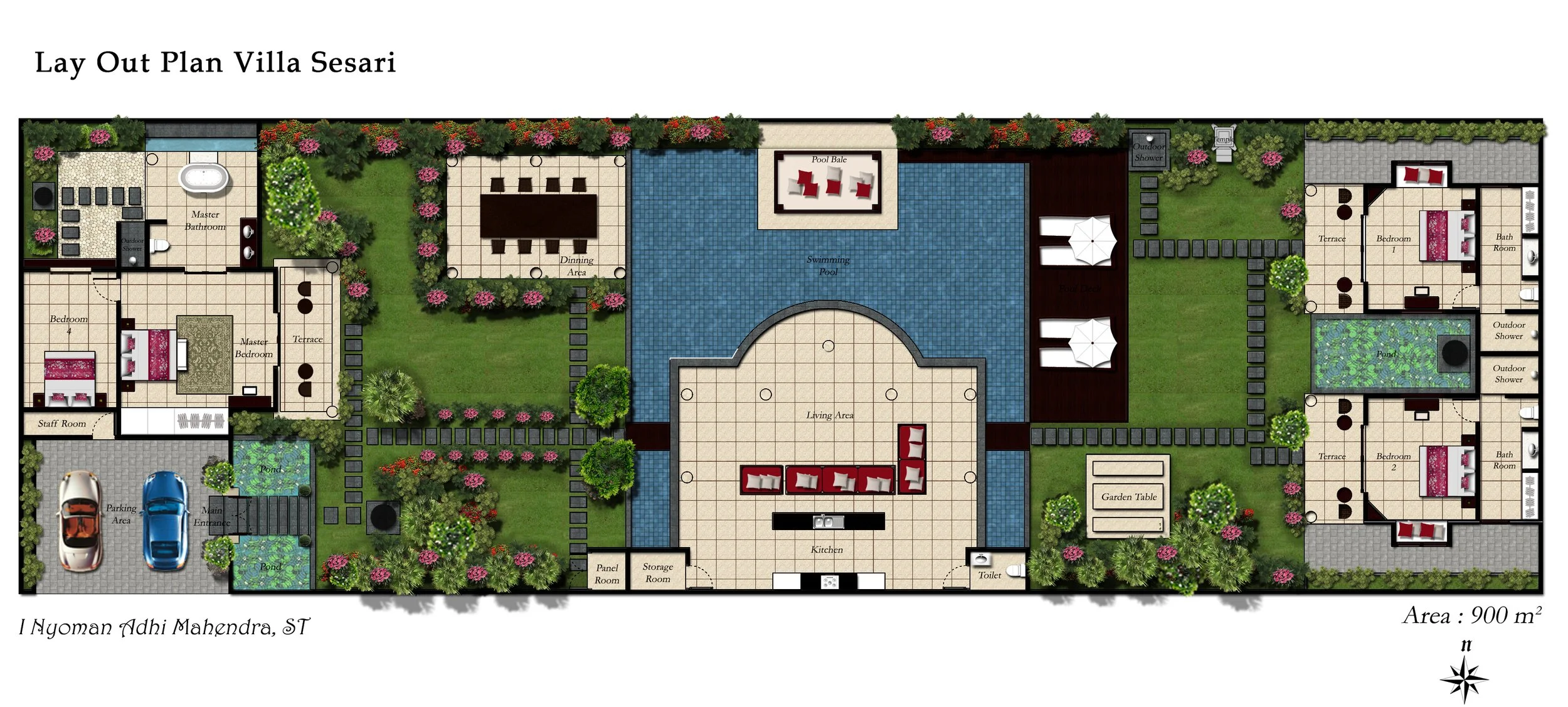Lay Out Plan Villa Sesari Revisi 24-03-2014 .jpg