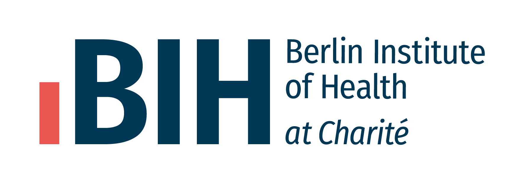 Logo of Berlin Institute of Health at Charité.