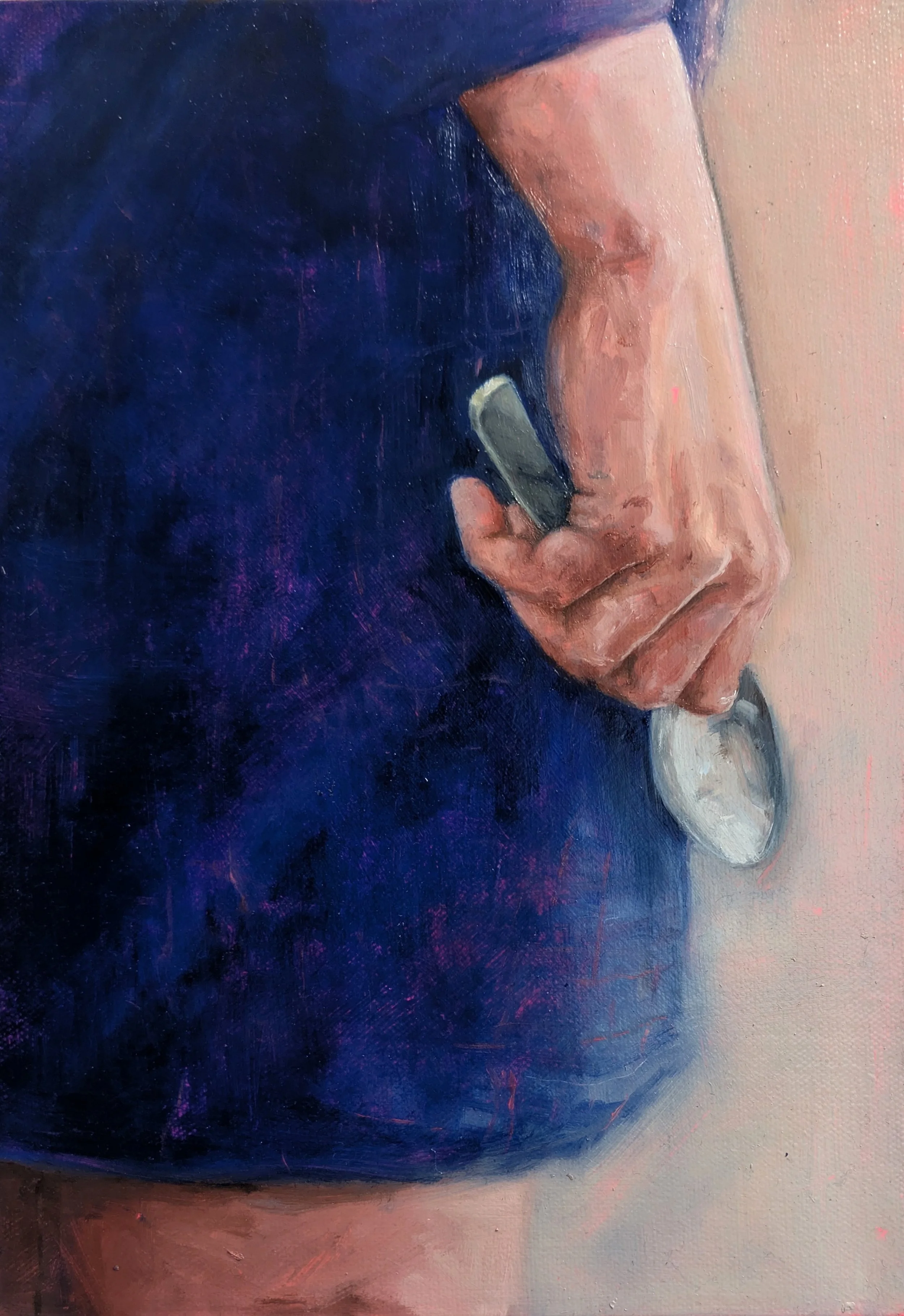 Holding | Oil on Canvas | 30 x 21 cm