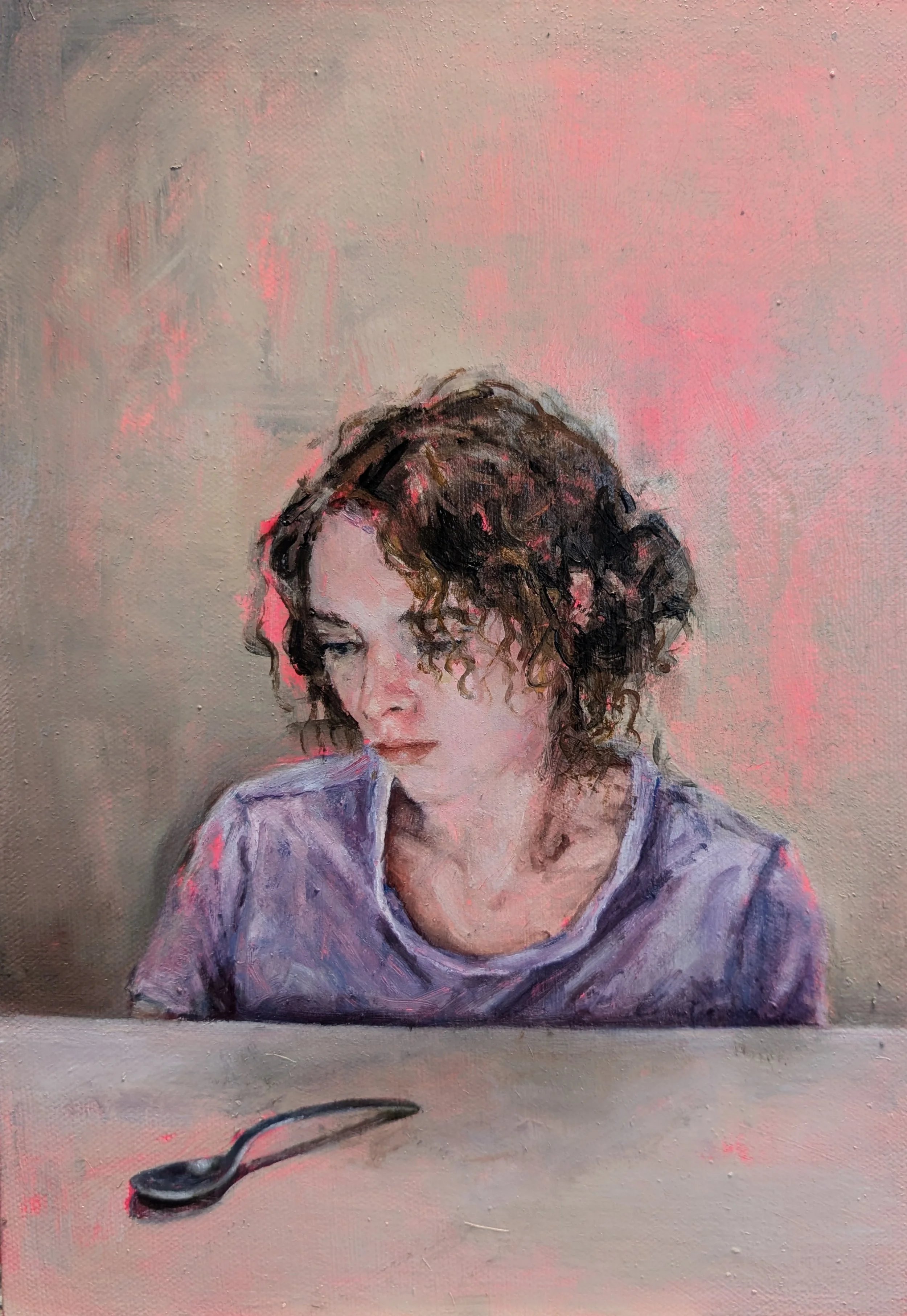 Decision | Oil on Canvas | 2025 | 30 x 25 cm