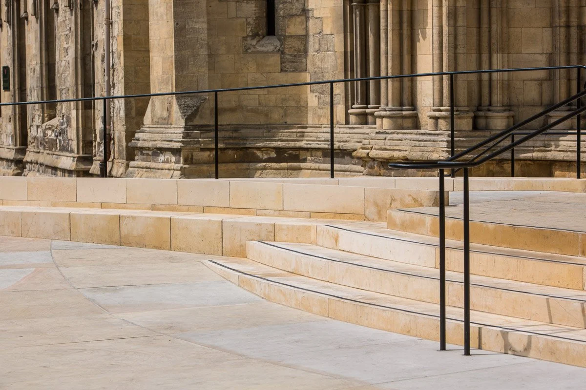 steps outside of york minster 