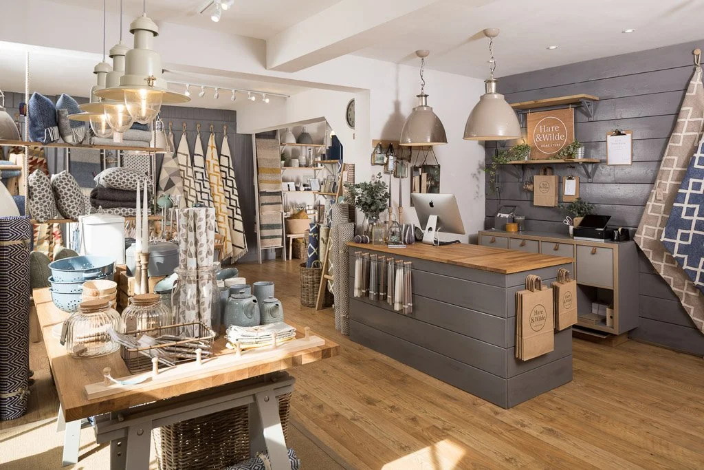 internal shot including of interior shop 'hare and wild'
