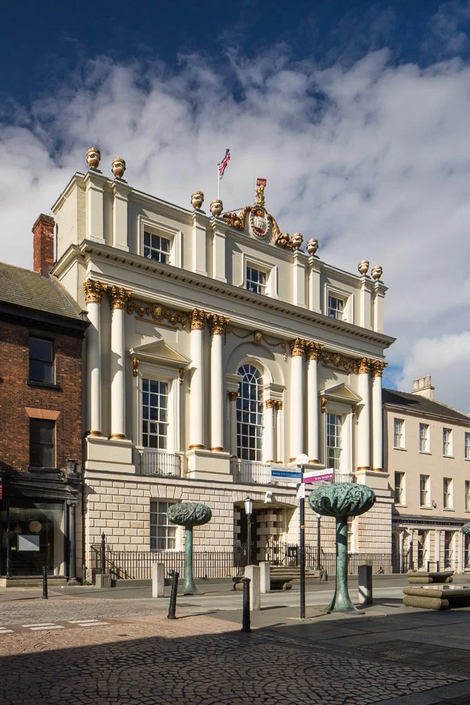 Bradford city hall front shot after recent restoration work