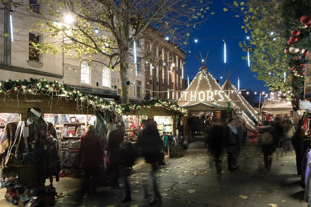 Thors tipi at york christmas market 