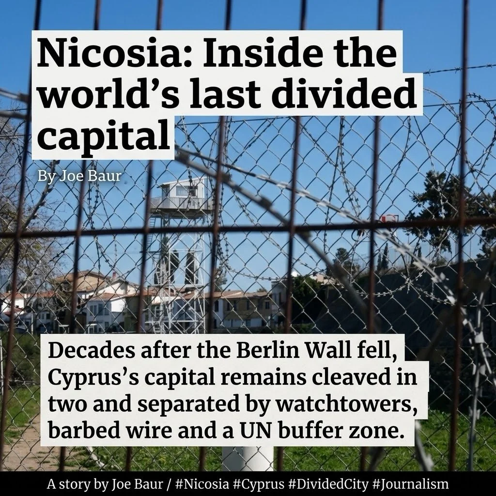 A huge thank you to the wonderful Joe Baur for joining me on a walk through Nicosia and for bringing my beloved city and its stories to life in this beautiful feature for BBC Travel.
It was such an honour to share a little of Nicosia with Joe, its hi