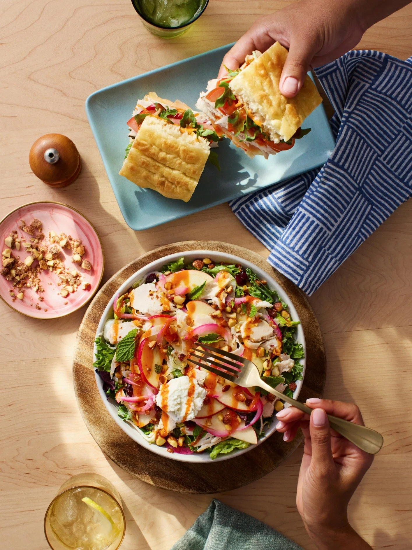 Mendocino Farms Fall Menu food photography by Jennifer Davick