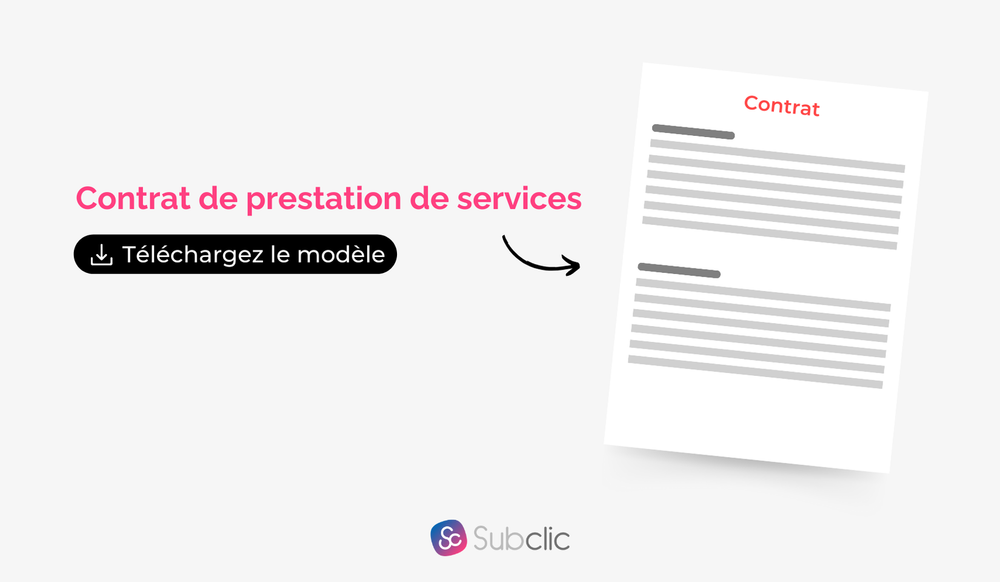 Modèle de contrat de prestation de service Word : Téléchargez