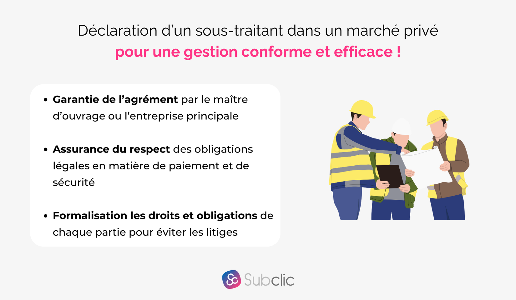 Guide complet sur la déclaration de sous-traitant dans un marché privé