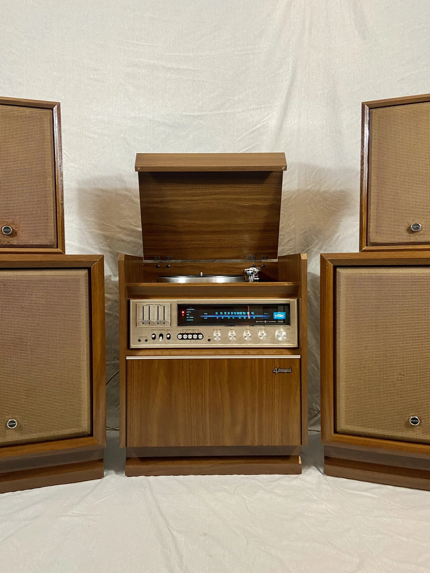 Speakers Sanyo Stereo Music System Buy VINTAGE New Sanyo Audio