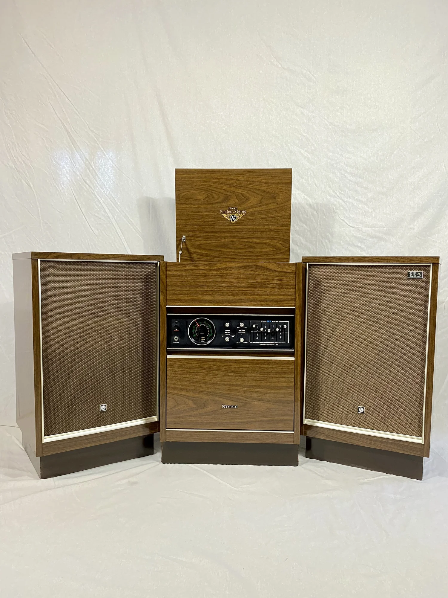 ☆Nivico Stereo JVC 真空管ポータブルレコードプレーヤー JVC Nivico