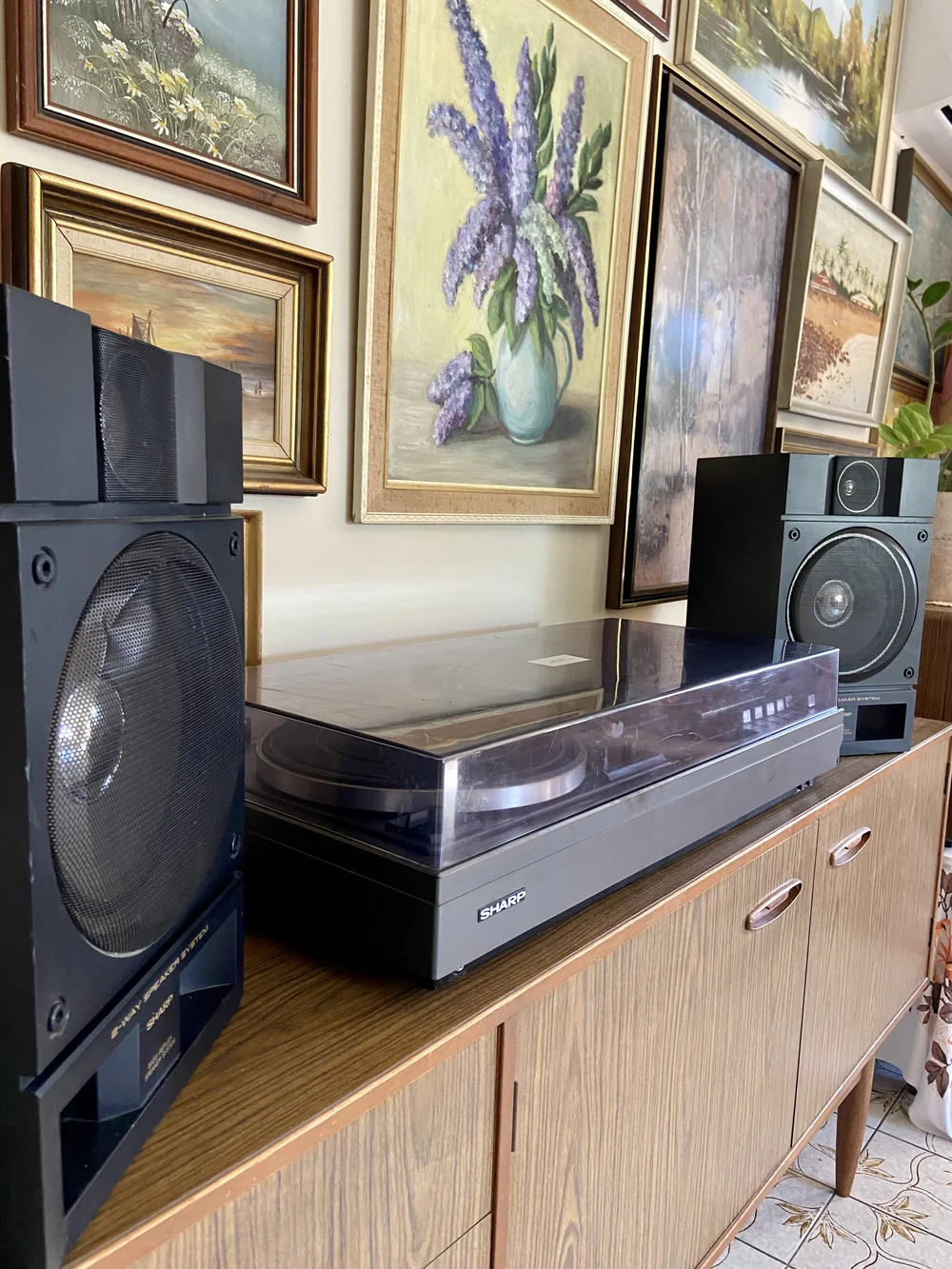 Sharp Music Centre vintage audio restored by Retraphonics, available now