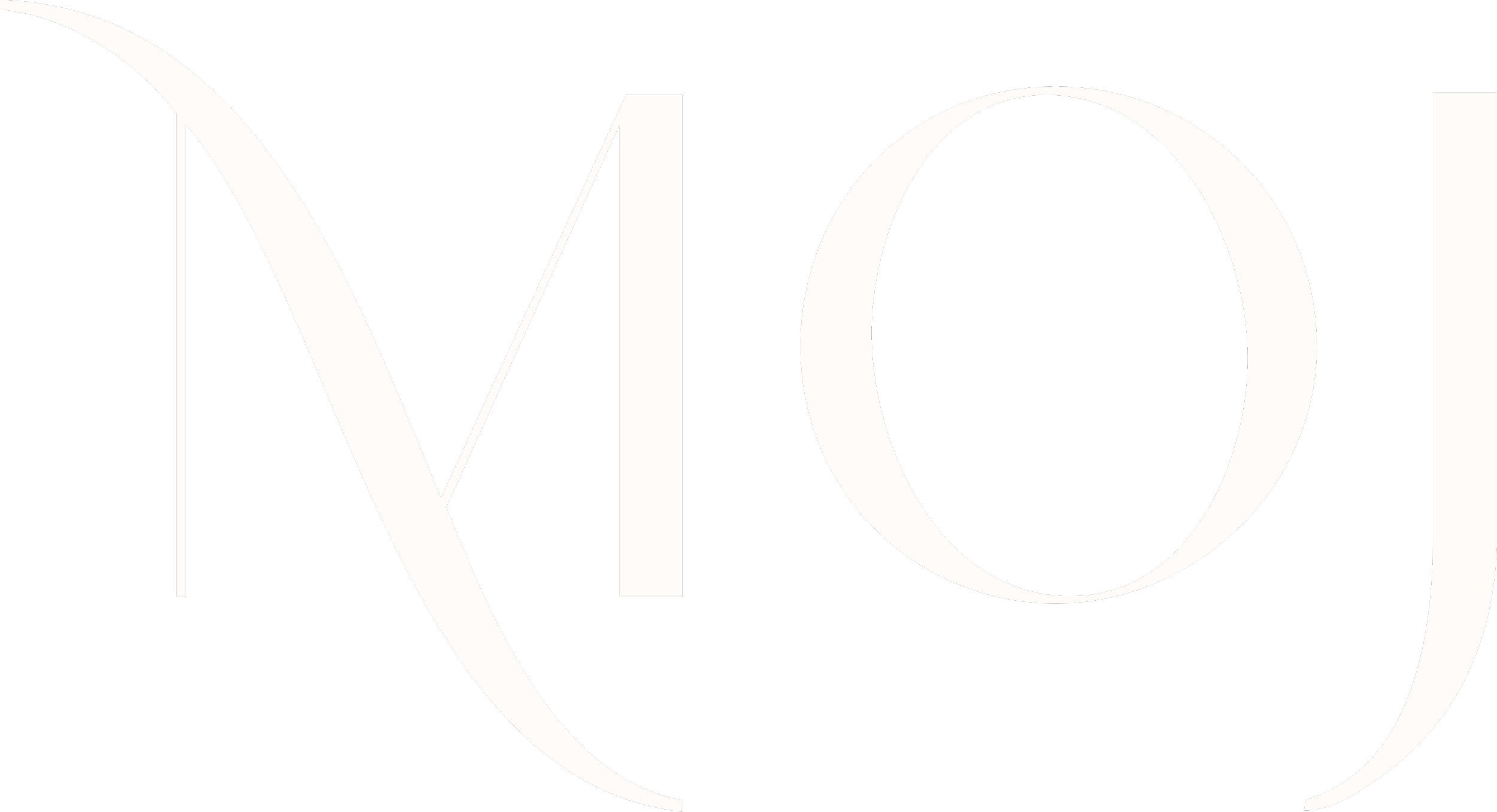 Das Wort 'MOJ' in großen weißen Buchstaben auf schwarzem Hintergrund.