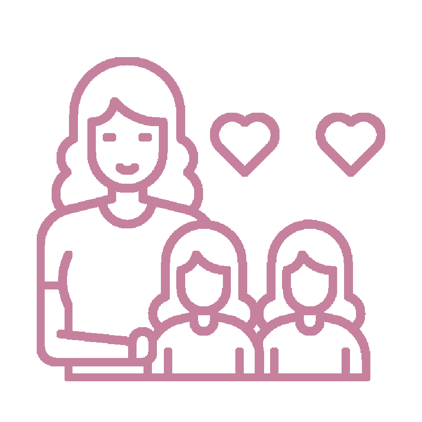 Mother of two daughters