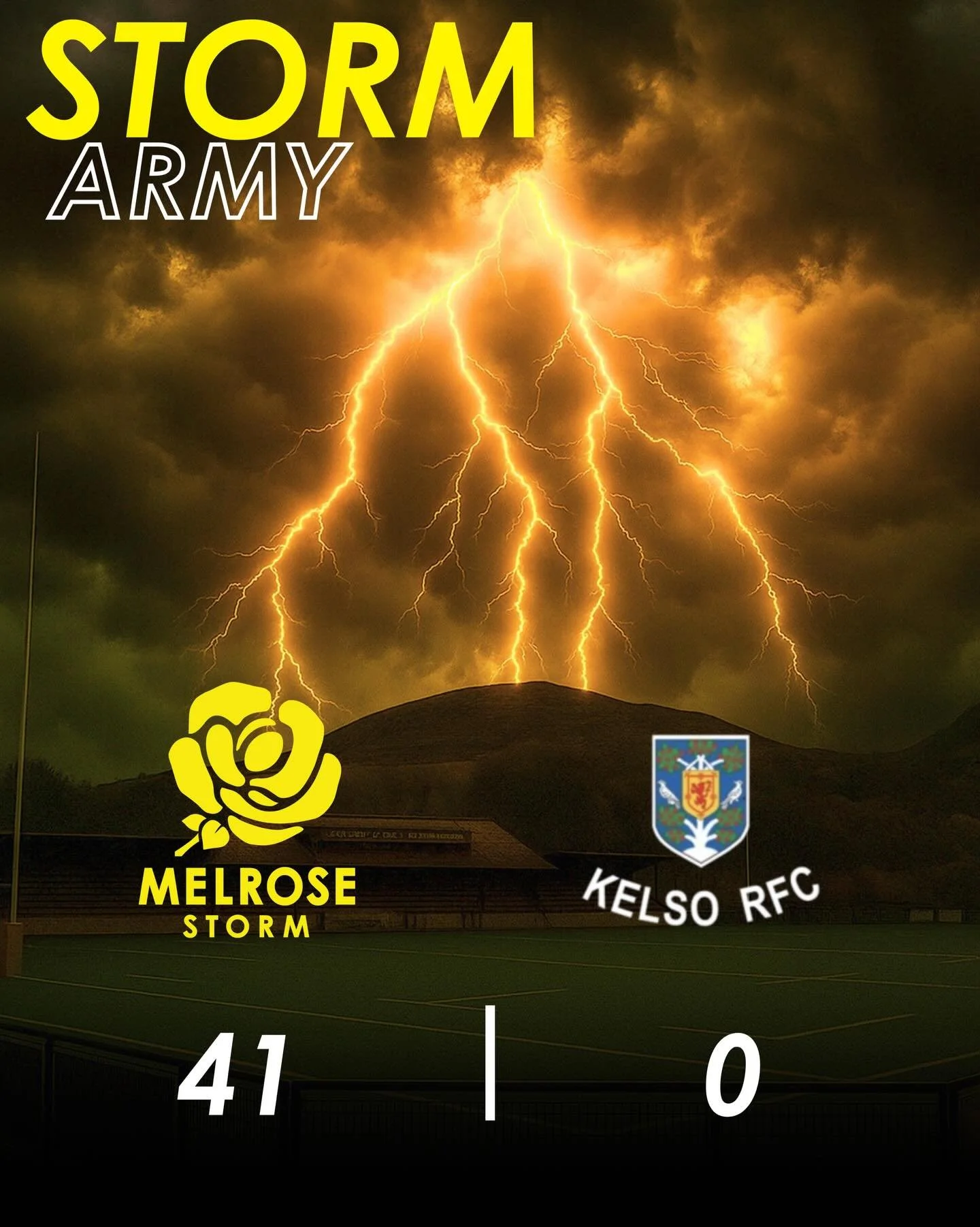 Storm get it done. ⚡️⚡️

Now on to the first XV game 

#blackandyellow #storm