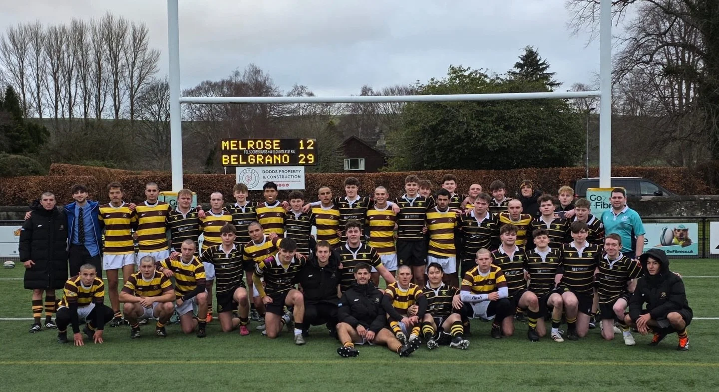 Melrose welcome Belgrano Athletic Club 🇦🇷

It was great to host @bac1896 U18s and U20s at the Greenyards on Saturday as part of their tour! Thank you for visiting and we wish them all best for the remainder of their trip.

#BlackandYellow🐝