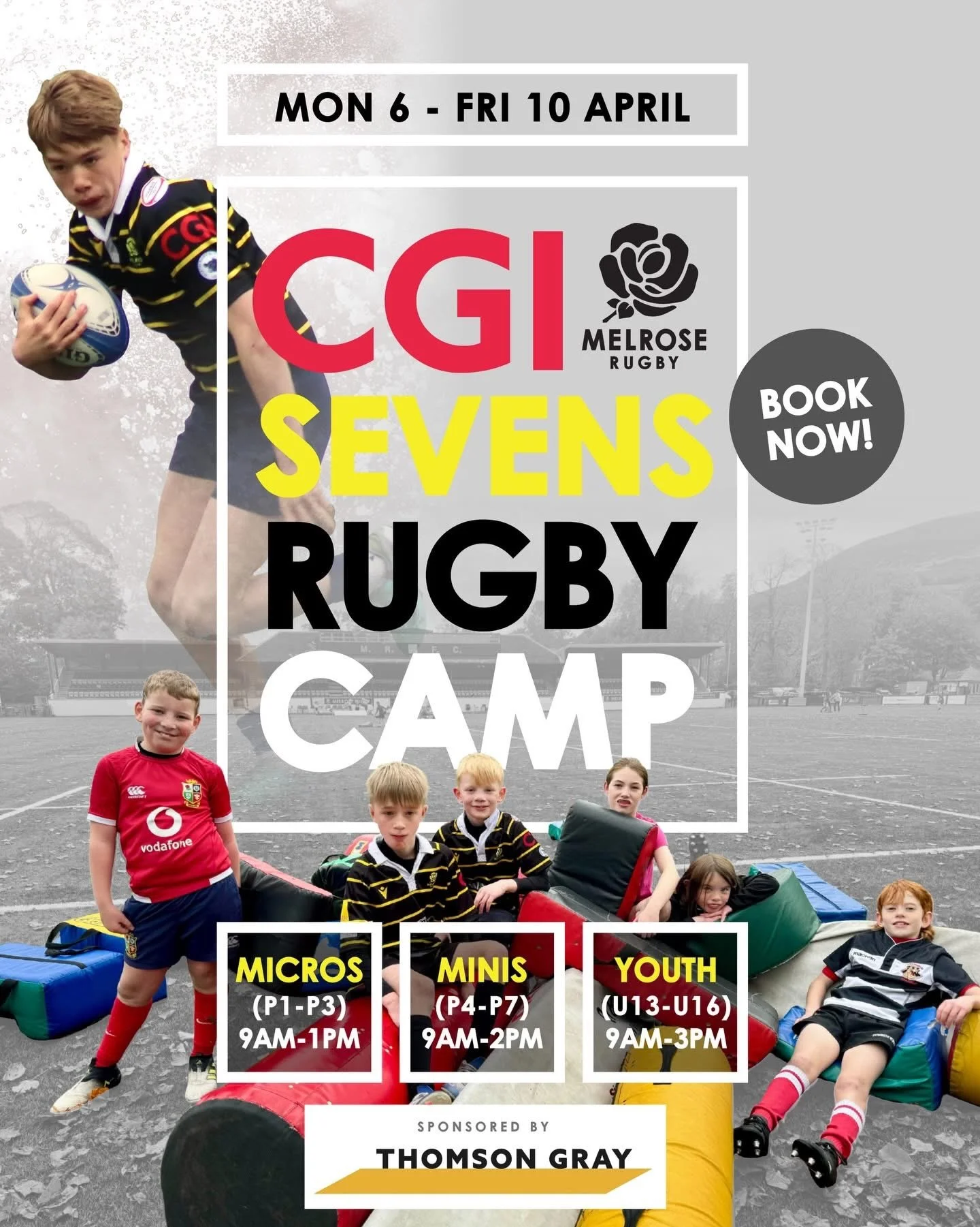 𝘾𝙂𝙄 𝙍𝙐𝙂𝘽𝙔 𝙎𝙀𝙑𝙀𝙉𝙎 𝘾𝘼𝙈𝙋 🏉

🗓️ 6th April - 10th April 2026

BOOK NOW FOR OUR SEVENS RUGBY CAMP!

🔗 Link in Bio 🔗

The camp is open to all children, boys &amp; girls, from across the Scottish Borders and beyond, from primary 1 to S3