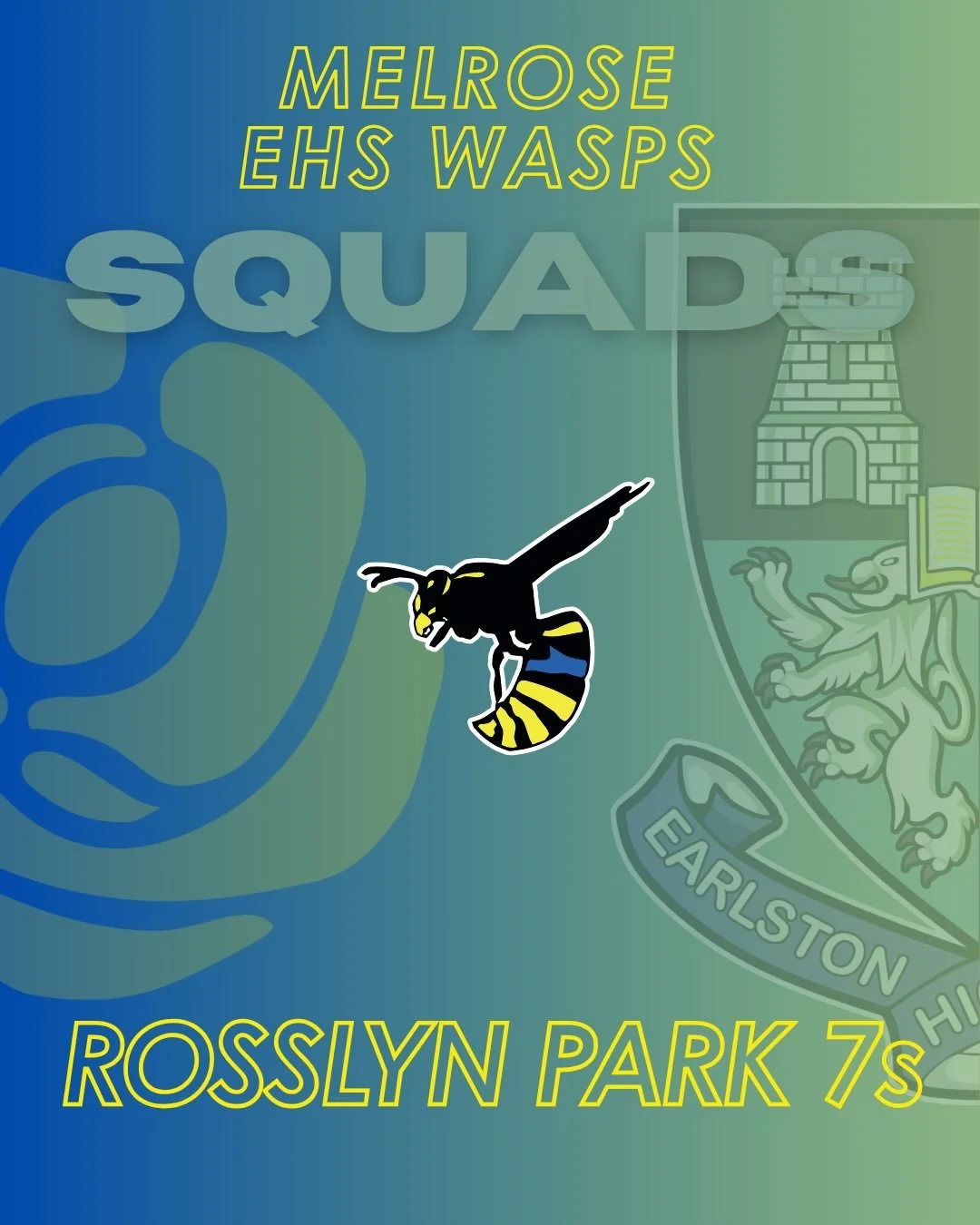 W A S P S | Rosslyn park 7s 🟡⚫️

The Earlston High School Wasps are heading to one of the biggest stages in youth rugby next week - the Rosslyn Park National Schools Sevens, in London.

Rosslyn Park brings together thousands of players and is widely