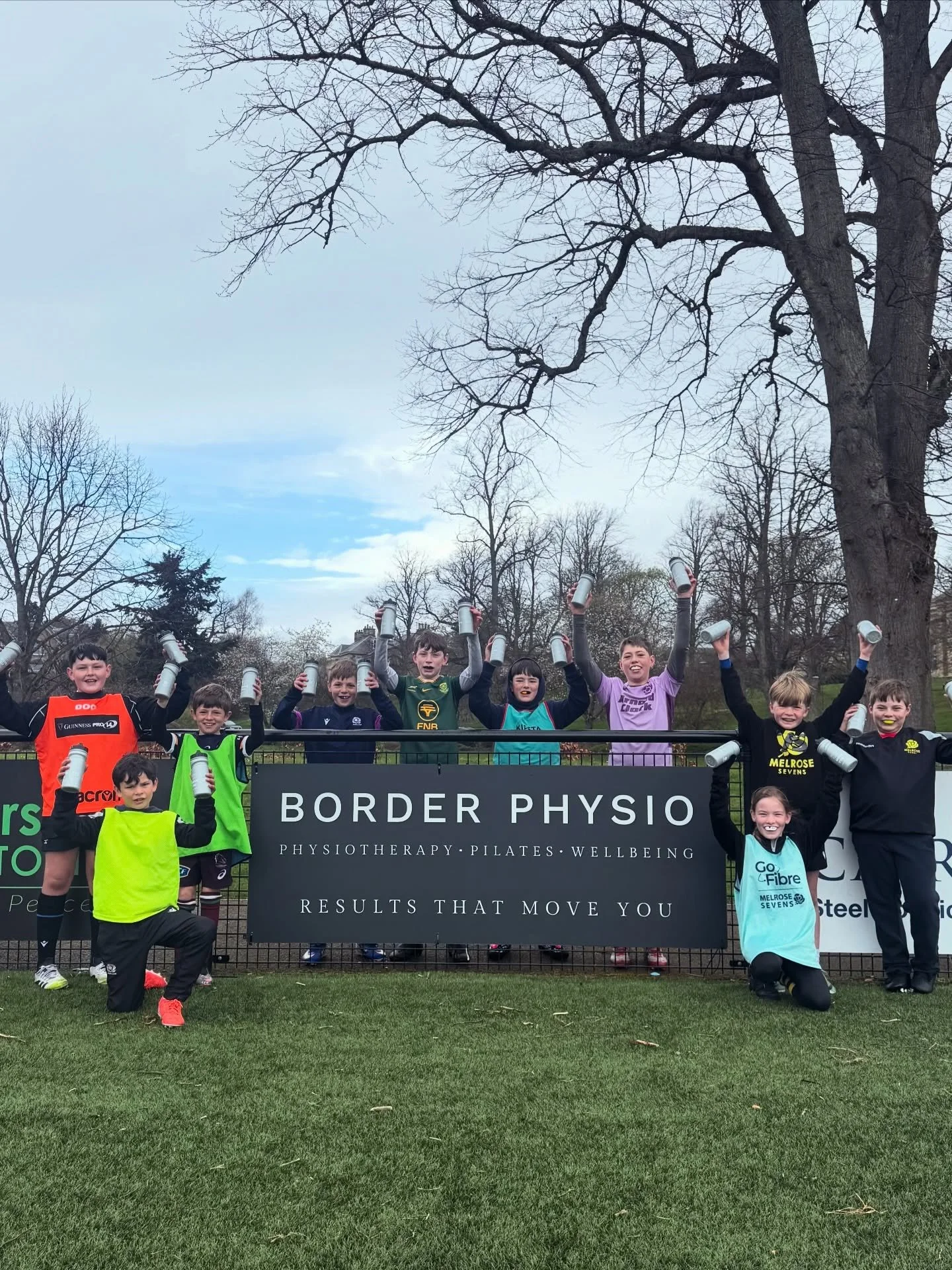 CGI Easter Camp | Thanks to Border Physio 🙌

A big thank you to @borderphysioclinic for kindly gifting our camp attendees with brand new water bottles! They were well needed to keep everyone hydrated during a busy week of rugby at the Greenyards. 

