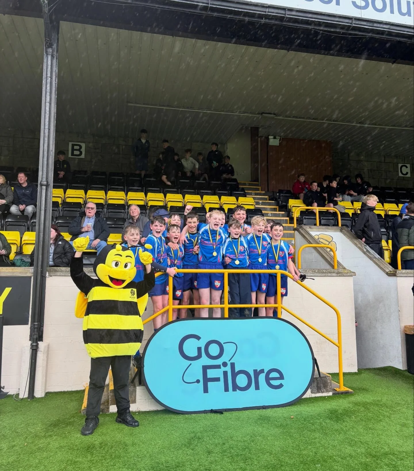 GoFibre Wasps Sevens | U13 Winners 🏆

Congratulations to Jed on winning the first competition of the day! 

Well done to our U13 Wasps for making the final🥈

 #BlackandYellow🐝