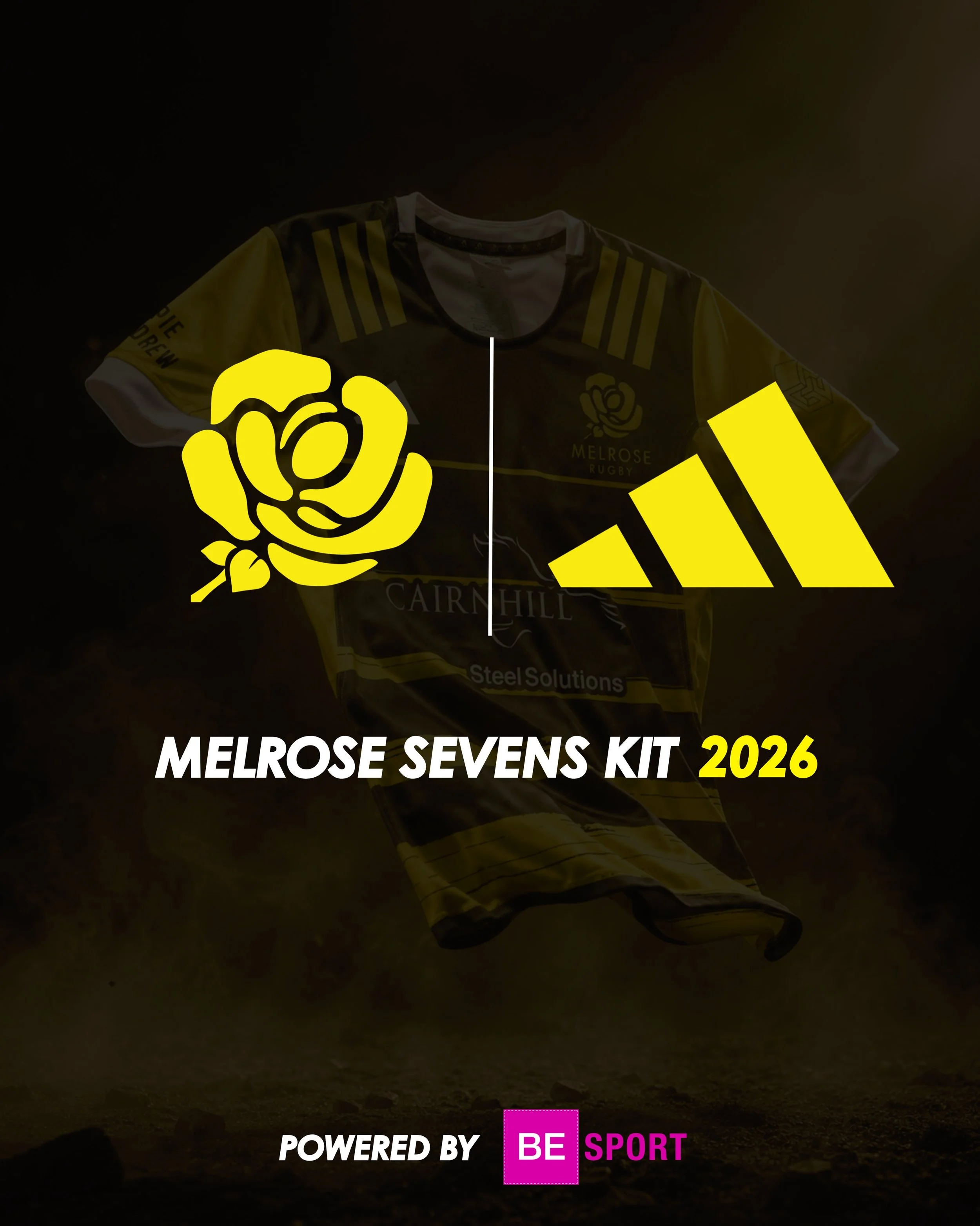 Melrose Sevens kit drop 🔜

The 1st VII will be wearing our new Adidas kit from @beuniformswt for the first time at Selkirk 7s tomorrow!

Official kit drop content coming soon&hellip;

#BlackandYellow🐝