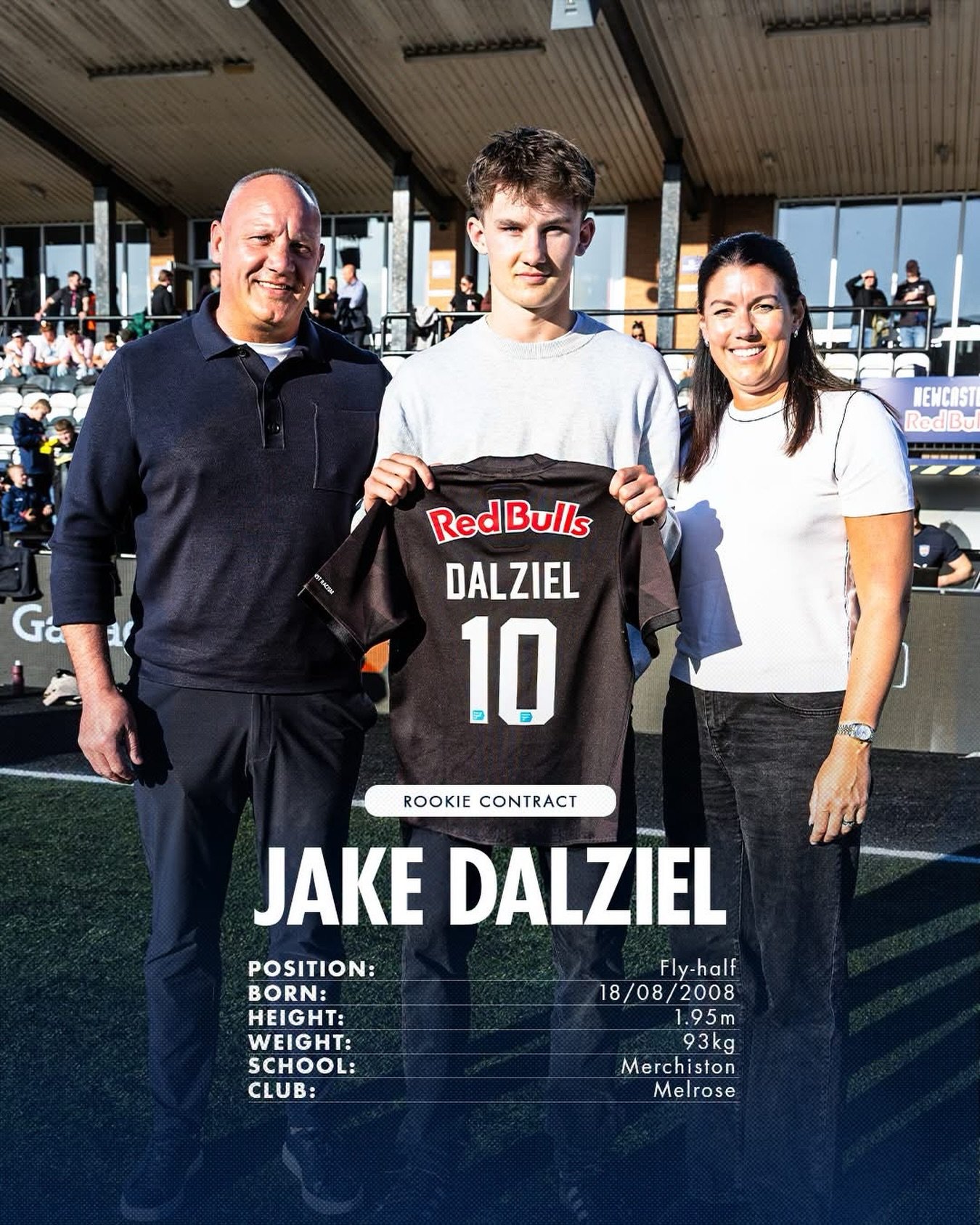 Rookie contract | Jake Dalziel 🤝 Red Bulls 🐂

Congratulations to Jake on signing a full-time senior academy rookie contract with @newcastleredbulls ✍️

Well deserved JD!

#blackandyellow🐝
