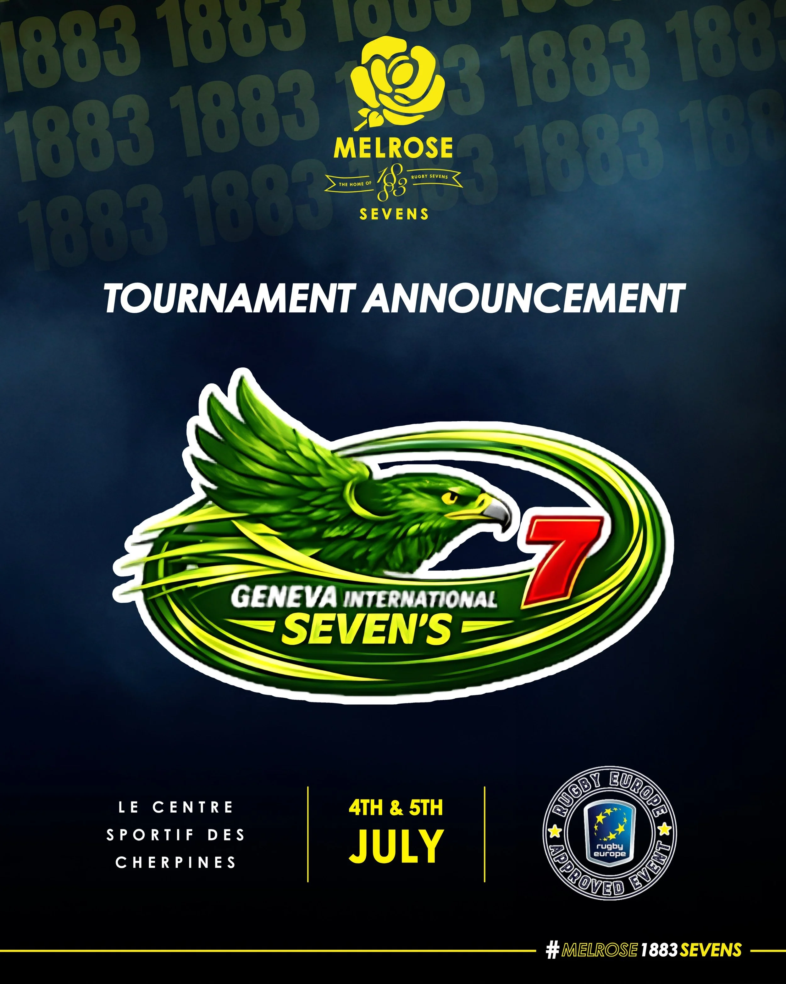 NEWS | The 1883 are heading back to Geneva🇨🇭

Our men&rsquo;s 1883 team are heading back to compete in the @geneva_international_sevens this July! 

We&rsquo;re excited to be representing the Home of Sevens again at this prestigious Rugby Europe ev